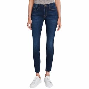 Frame Denim Blue Wash Skinny Jeans